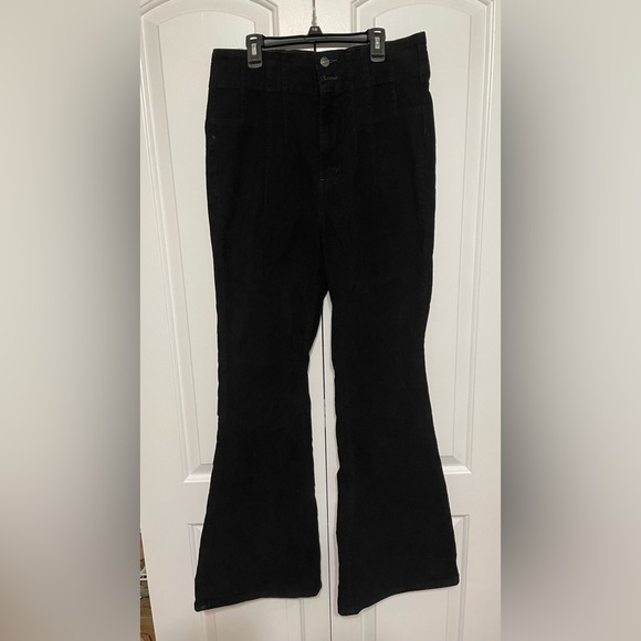 WE THE FREE Jayde Cord Flare Jeans Size 31/ Color Black - Picture 5 of 9